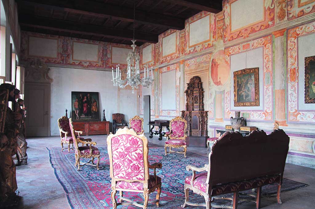 Piano nobile salone Villa Gaia Gandini