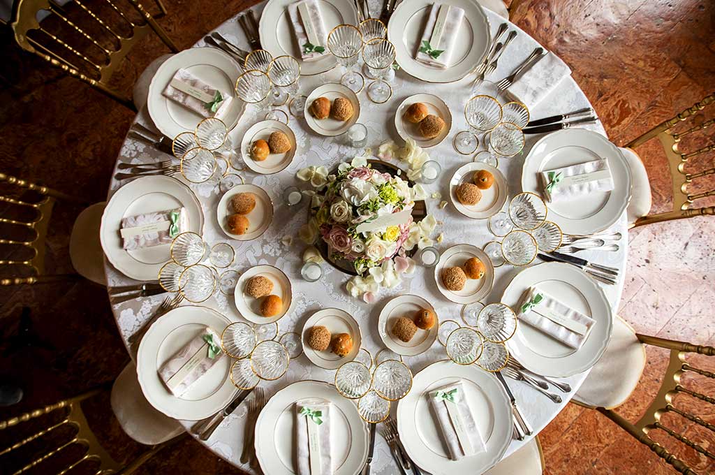 Matrimonio a tavola Villa Gaia Gandini